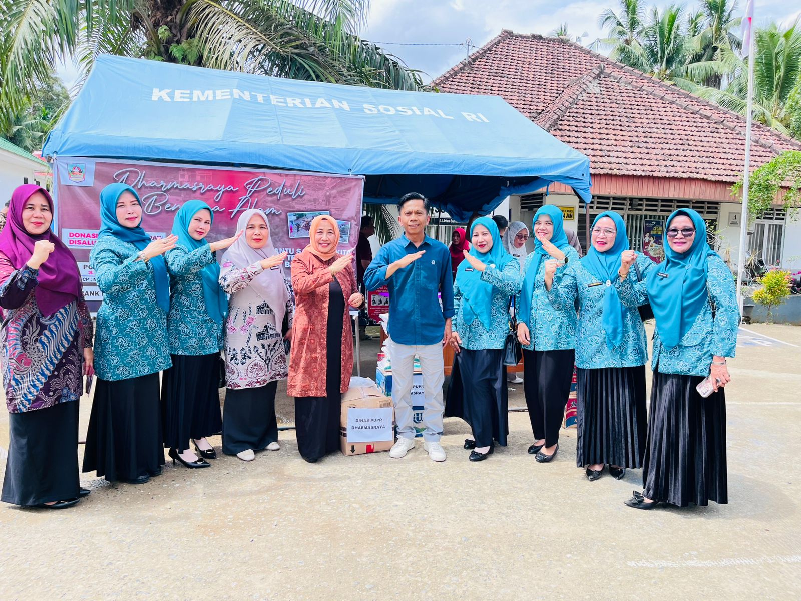 TP-PKK Dharmasraya Kumpulkan Donasi Rp 157 Juta untuk Korban Banjir Sumbar 